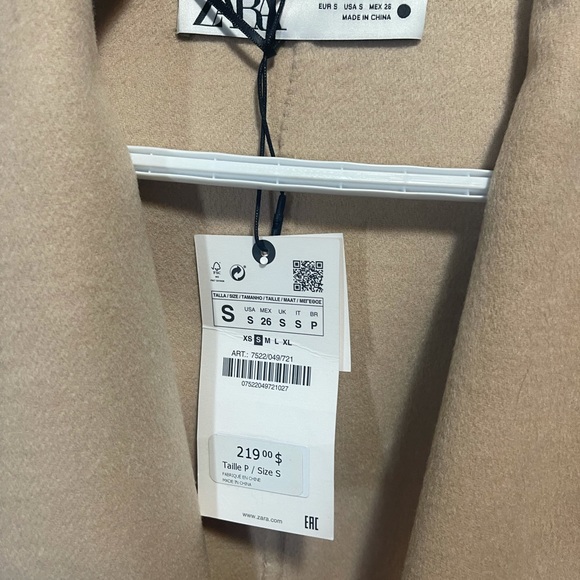 Zara handmade wool duster small(2-4) - Picture 3 of 3